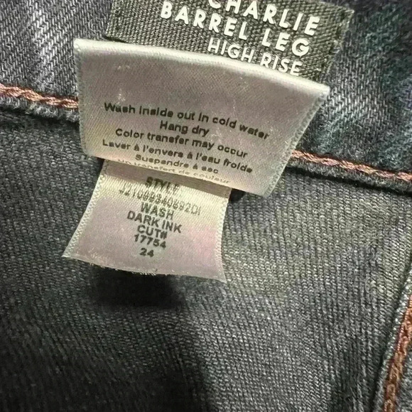 VERONICA BEARD CHARLIE BARREL LEG HIGH RISE 24 - Picture 10 of 10